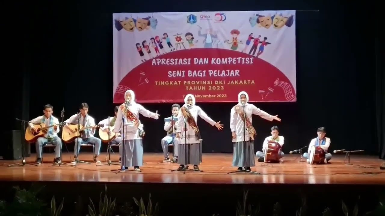Juara 1  Musikalisasi  Puisi Tingkat SMA/SMK DKI Jakarta 2023 ( SMAN 81 JKT ).