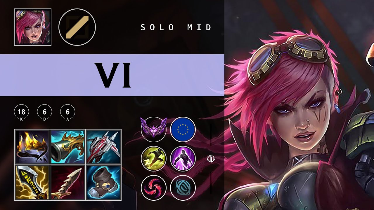 Vi Mid vs Katarina - EUW Master Patch 25.24