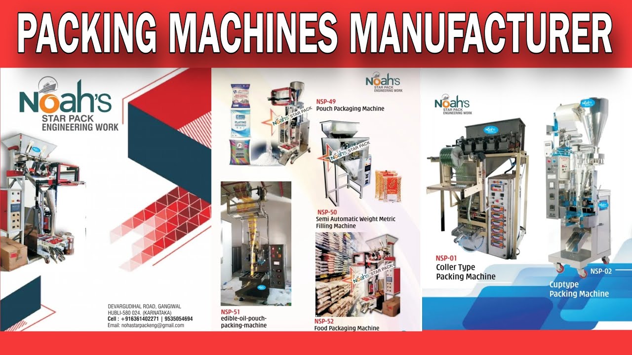 Packing Machines Manufacturers In Hubli | Noah's Star Pack Engineering Work Cell: 6361402271
