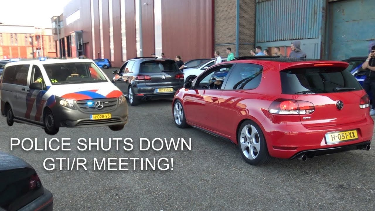 EPIC VW GTI/R Meeting - Anti-Lag, Launch, 500+HP 7R's, 6GTI Flames, Polo Etc! POLICE SHUT DOWN MEET!
