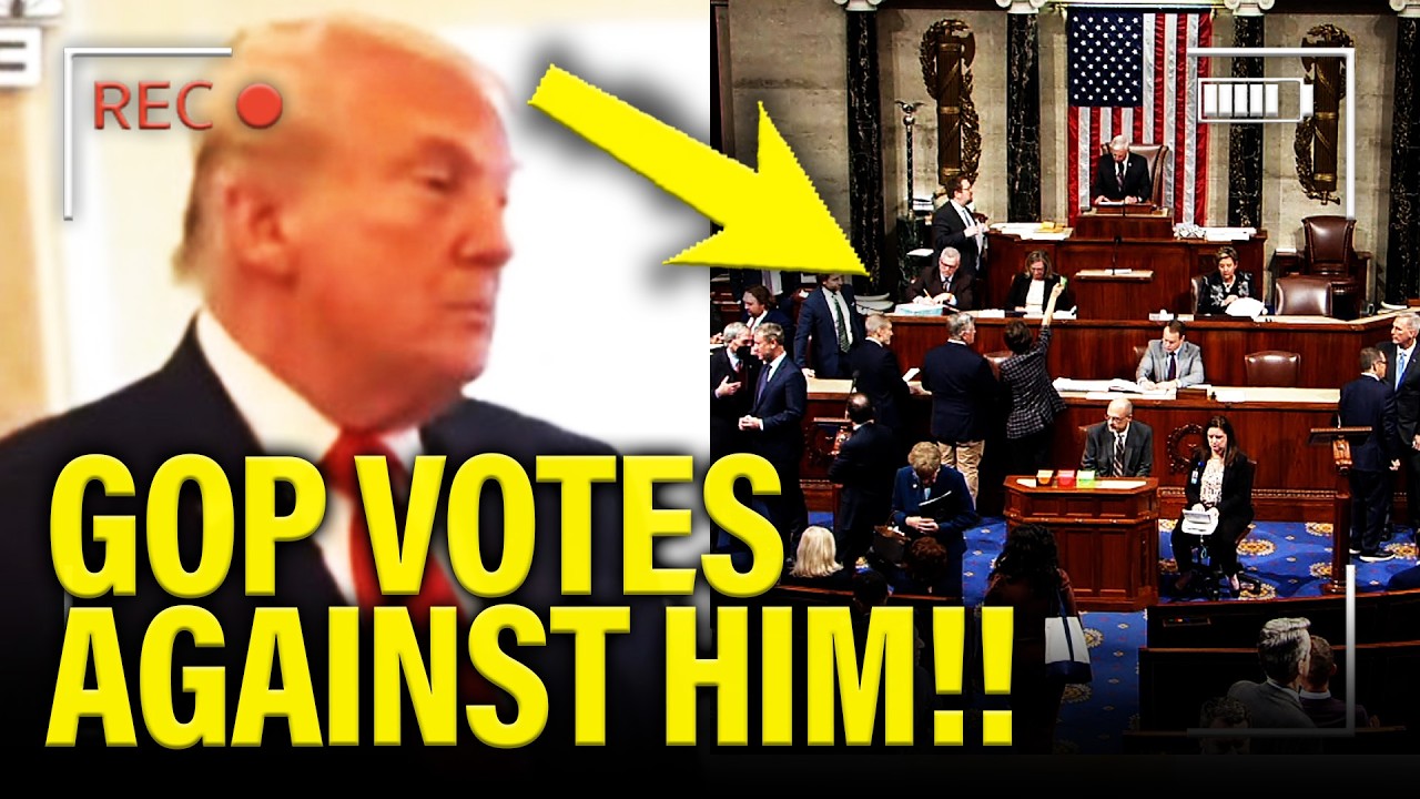 🚨Trump GETS REBUKED on HOUSE FLOOR…BY THE GOP!!