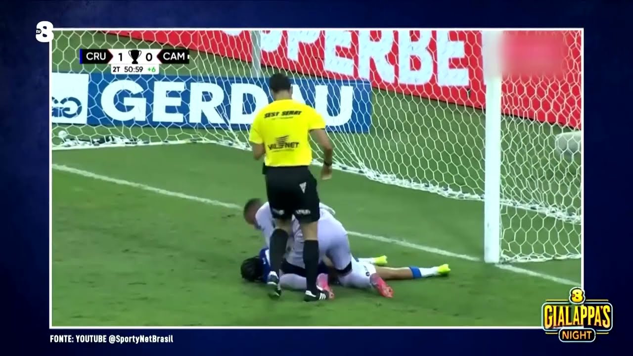 La grande fagiolata del campionato brasiliano con 23 espulsioni -Tv8 Gialappa's Night