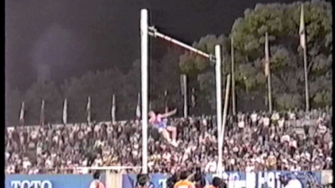 Bubka World Pole-vault Record 6.07m Shizouka, Japan 1991