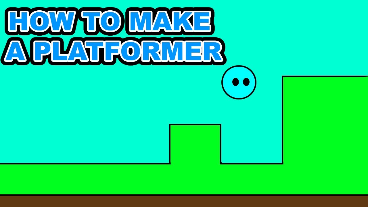 How To MAKE A PLATFORMER In GDevelop! (Super Easy)