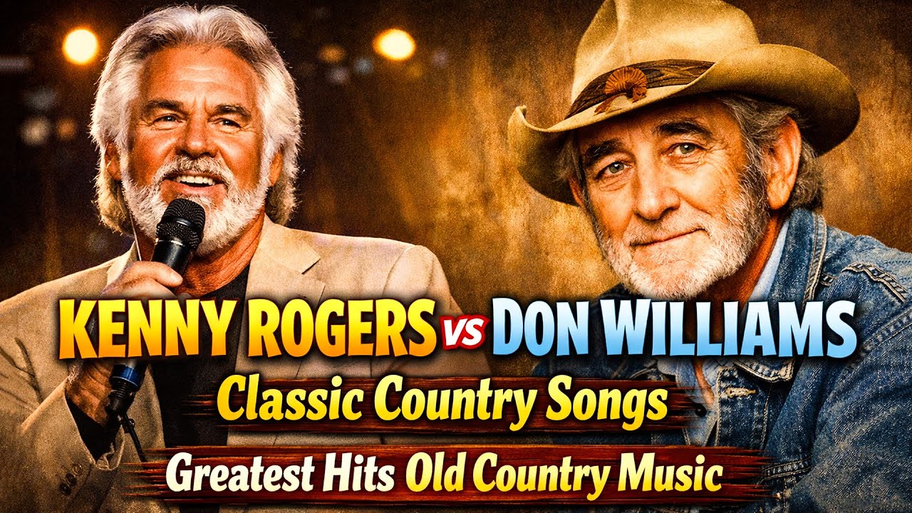 Kenny Rogers vs Don Williams Classic Country Songs | Greatest Hits Old Country Music