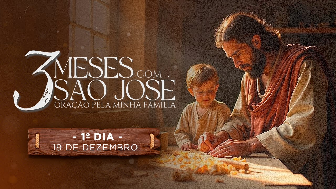 1º DIA - TRÊS MESES COM SÃO JOSÉ 2025 - EM ORAÇÃO PELA MINHA FAMÍLIA