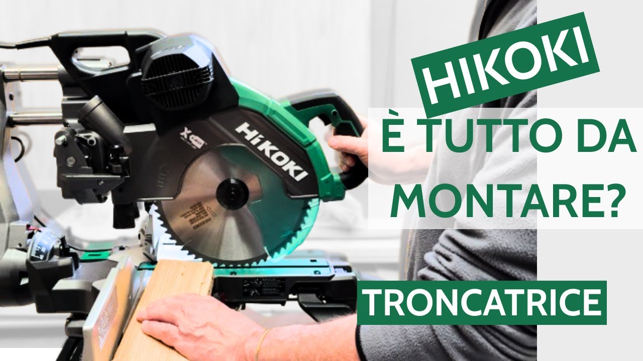 UNBOXING + Montaggio TRONCATRICE radiale Hikoki | Tutto quello che c&rsquo;&egrave; (DAVVERO) nella scatola