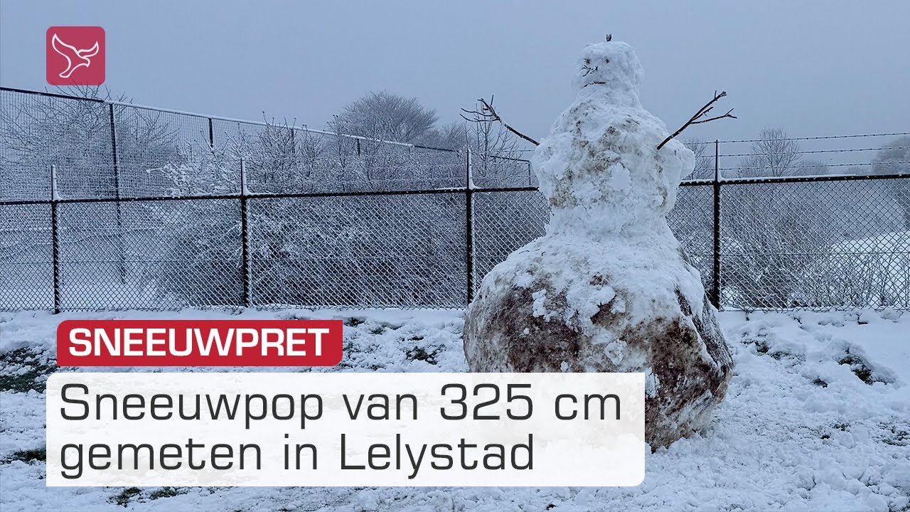 Waar in de provincie staat de grootste sneeuwpop? | Omroep Flevoland