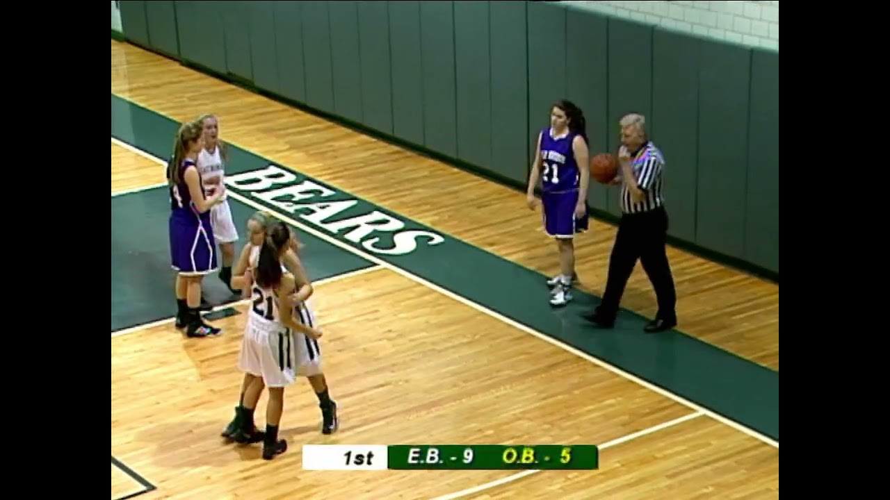 EBHS Girls Basketball vs Old Bridge - 2/05/2013