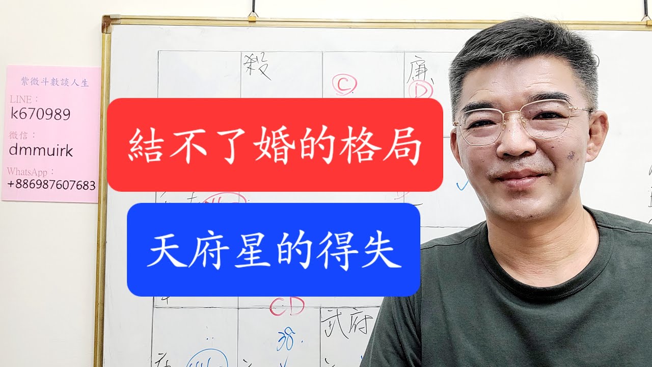 結不了婚的格局-天府星的得與失-紫微斗數談人生
