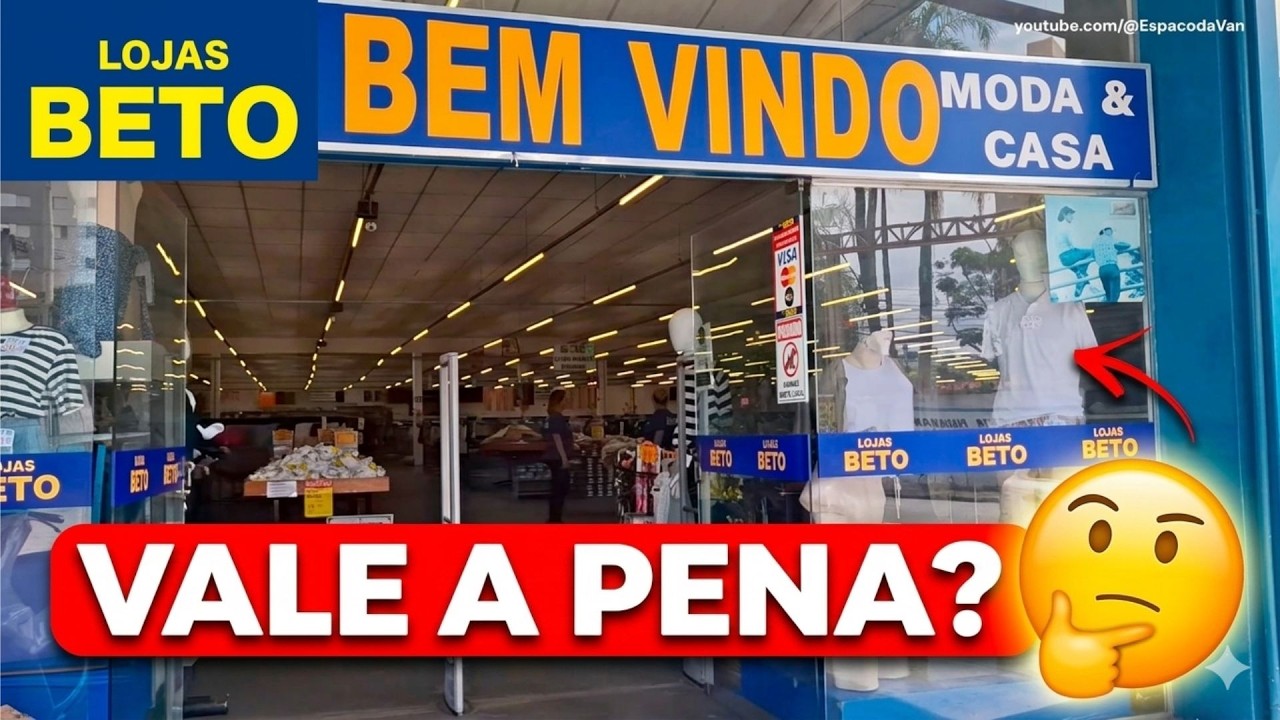 Visitei as LOJAS BETO e te mostro tudo | Opinião sincera😊