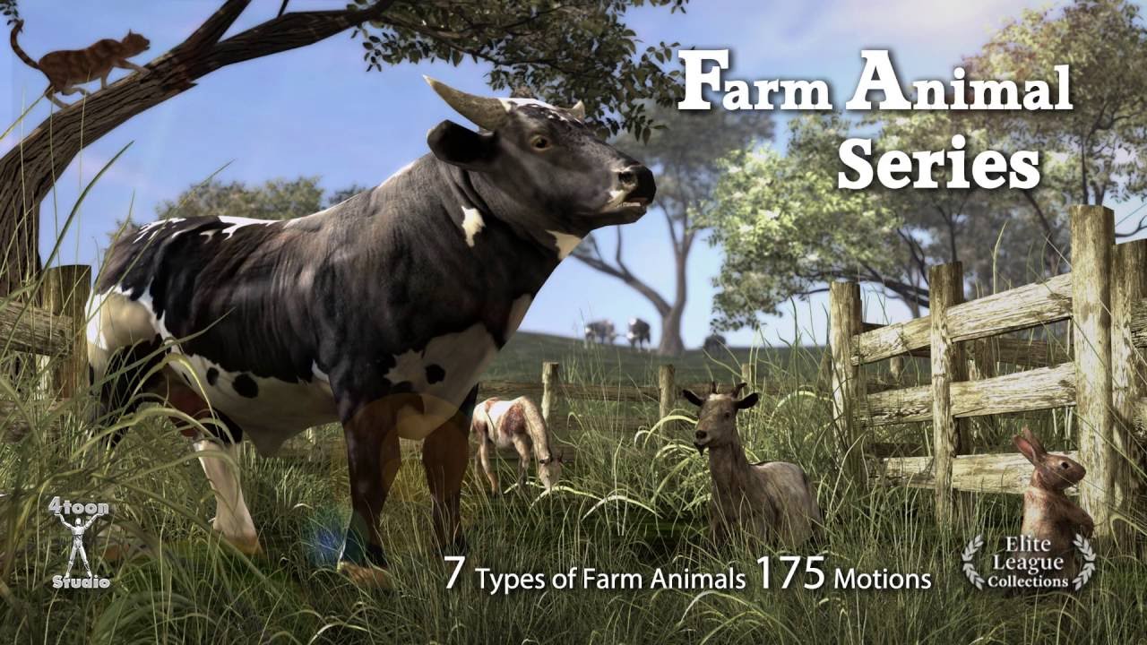iClone 3D Animation Animal Video - Old MacDonald's Farm