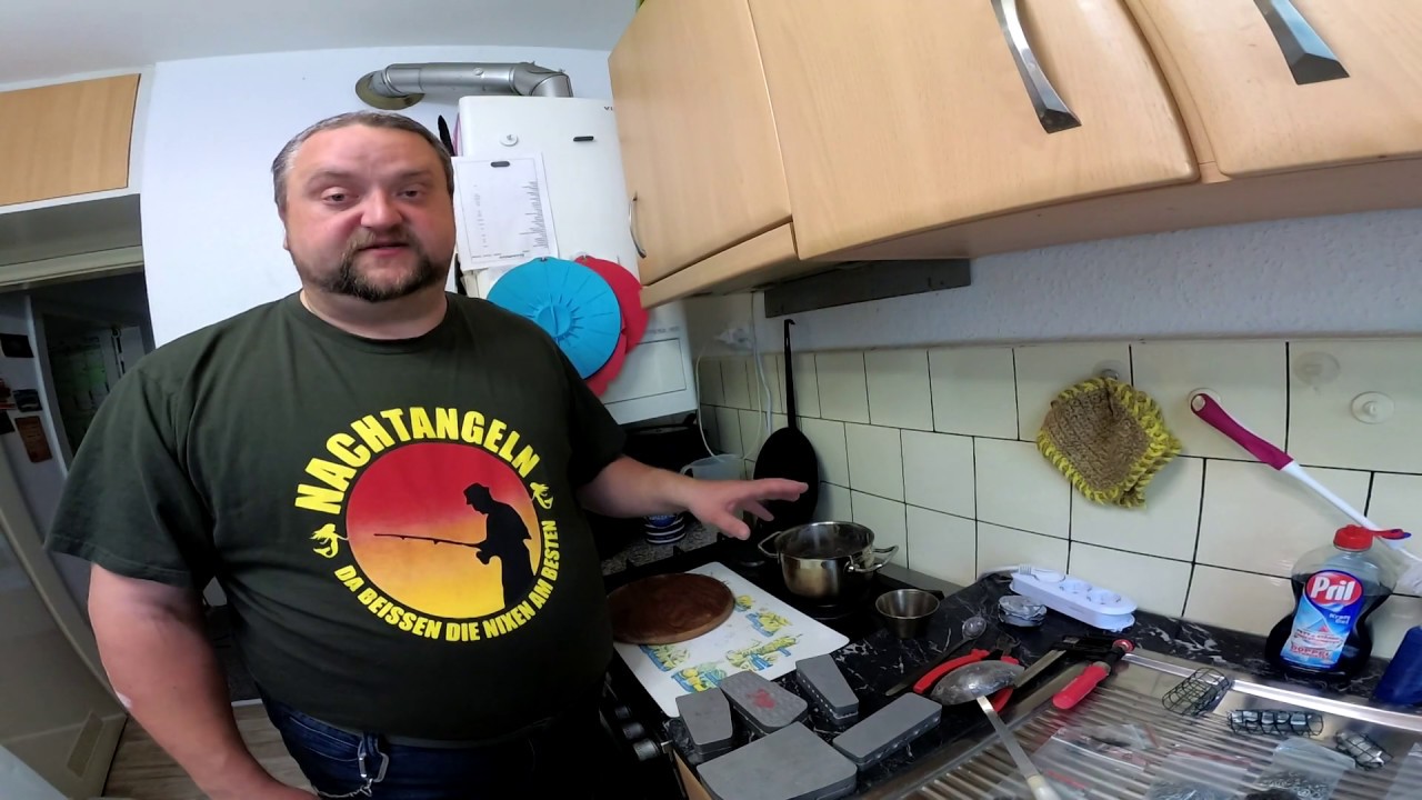 Angel Blei selbst gießen und anschließend Pulverbeschichten