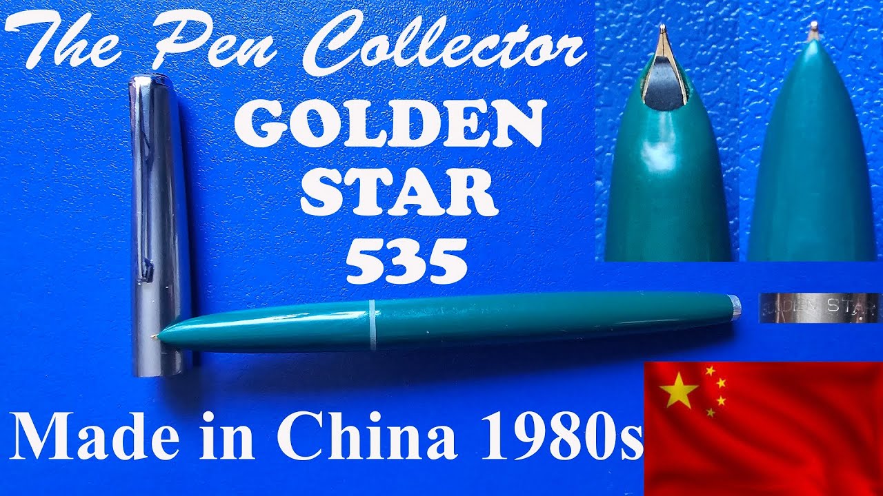 Обзор перьевой ручки GOLDEN STAR 535