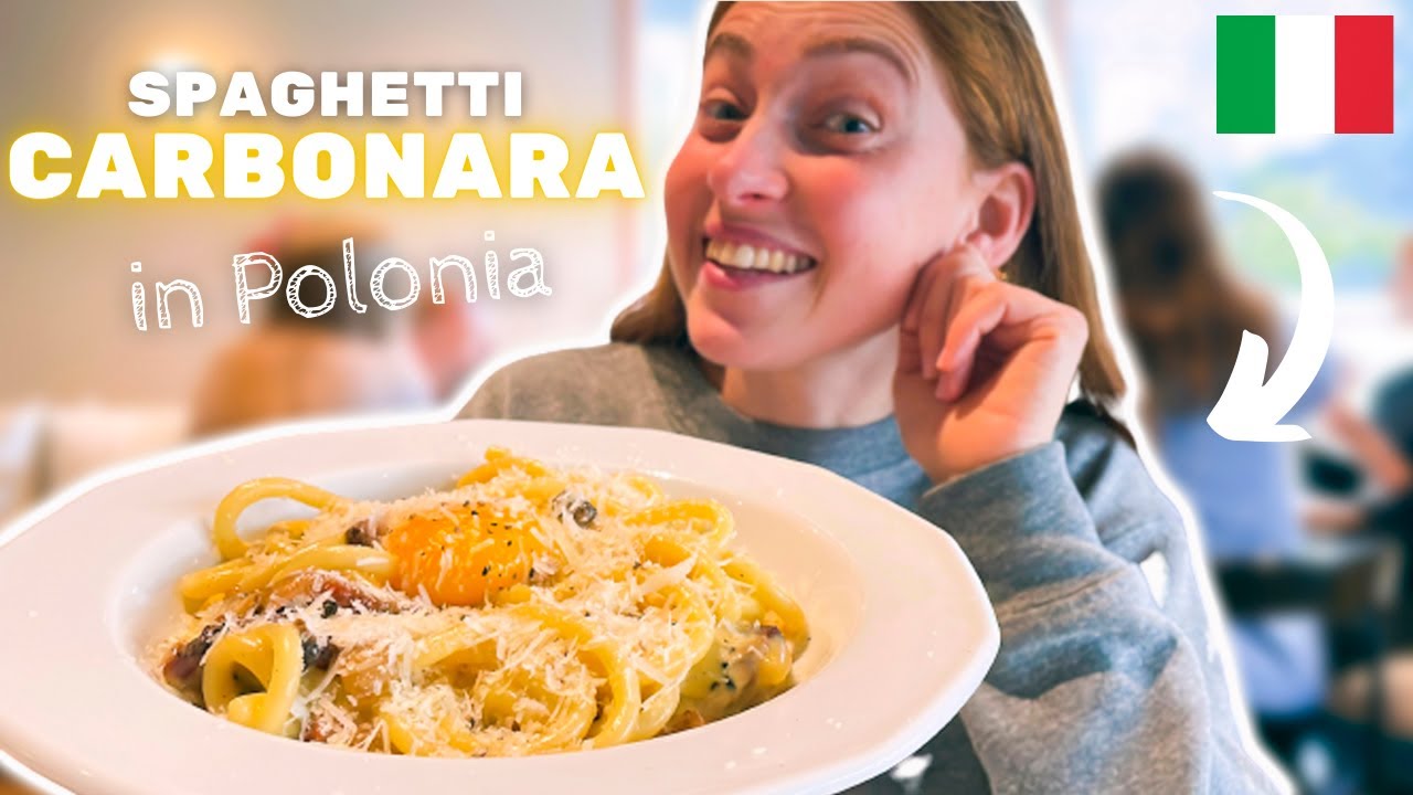 PROVIAMO la CARBONARA in Polonia 🇮🇹 ep.1