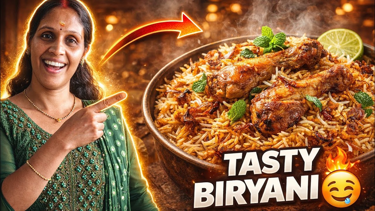 Homemade Tasty Chicken Biryani 😋