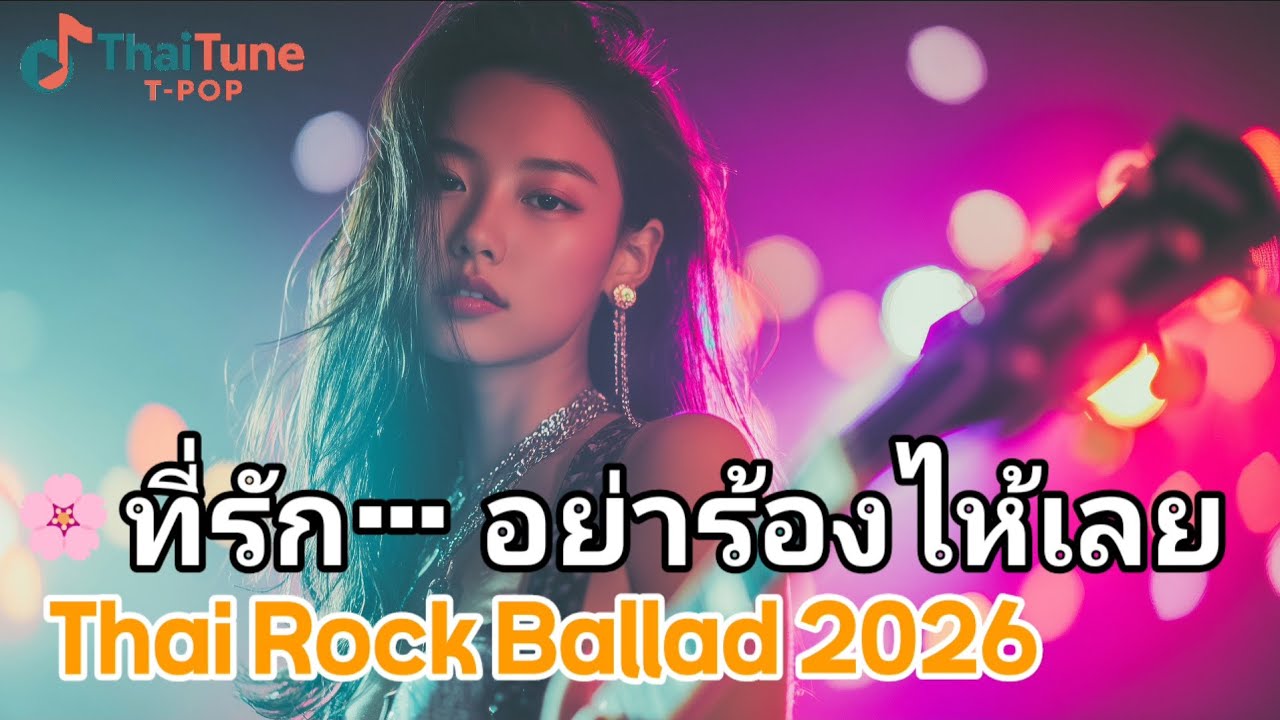 🌸 ที่รัก… อย่าร้องไห้เลย | เพลงบัลลาดปลอบใจสุดซึ้ง ผู้หญิงร้องเพราะมาก | Thai Emotional Ballad 2026