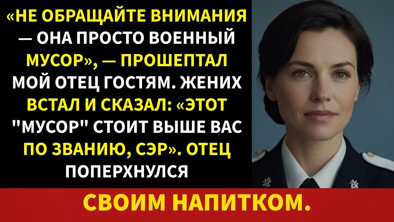 Мой отец издевался надо мной на свадьбе, а потом поперхнулся вином, когда жених сказал...