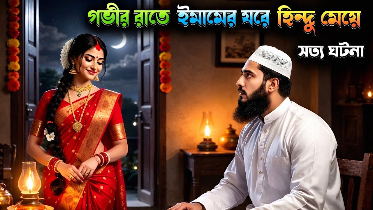 গভীর রাতে ইমাম সাহেবের ঘরে সুন্দরী হিন্দু নারী | তারপর যা ঘটলো চমকে ওঠার মতো | Islamic Moral Story