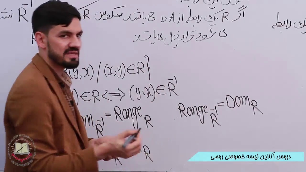 صنف دهم مضمون ریاضی معکوس یک رابطه 62