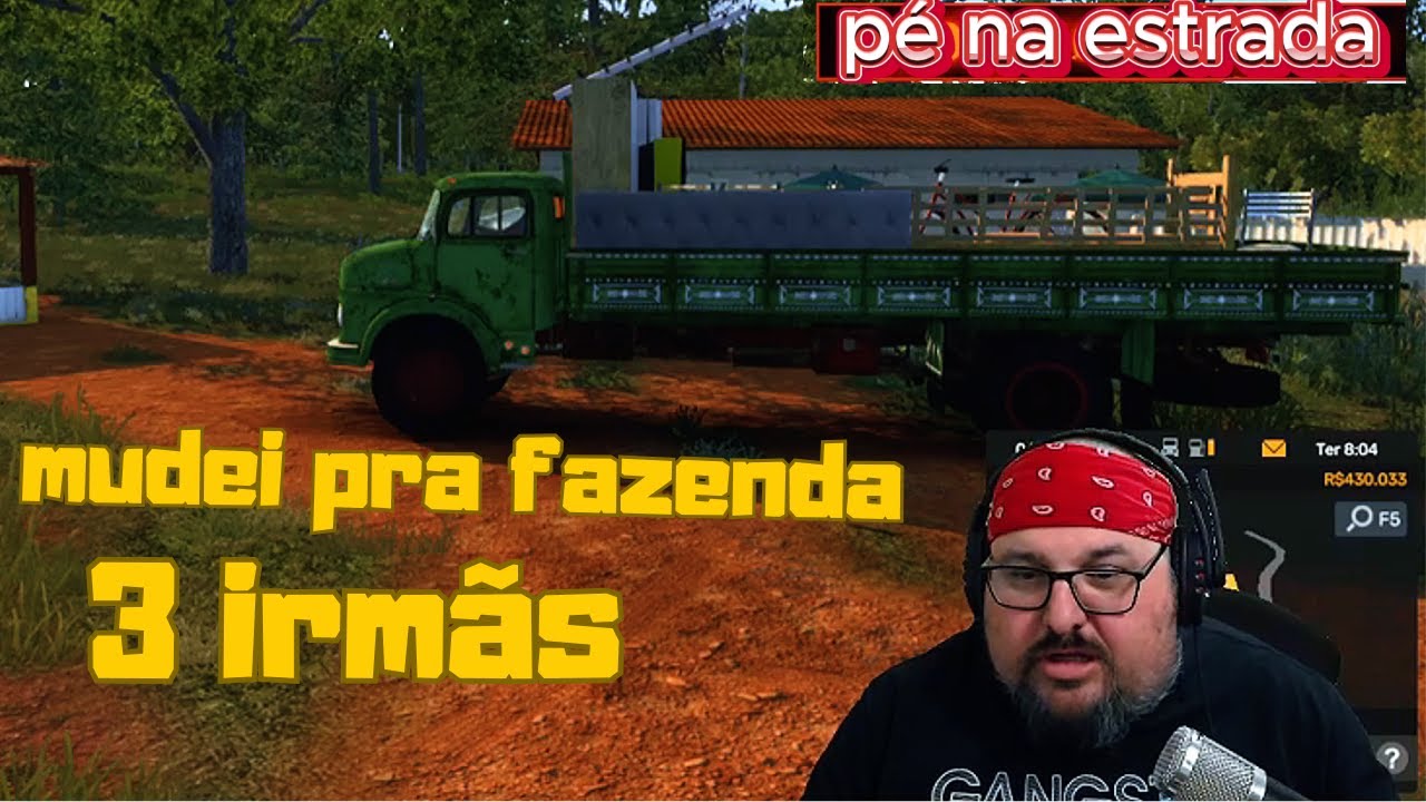 Ets2 - mudei pra fazenda 3 irmãs, aqui foi o começo de tudo - serie pé na estrada - cap - 1