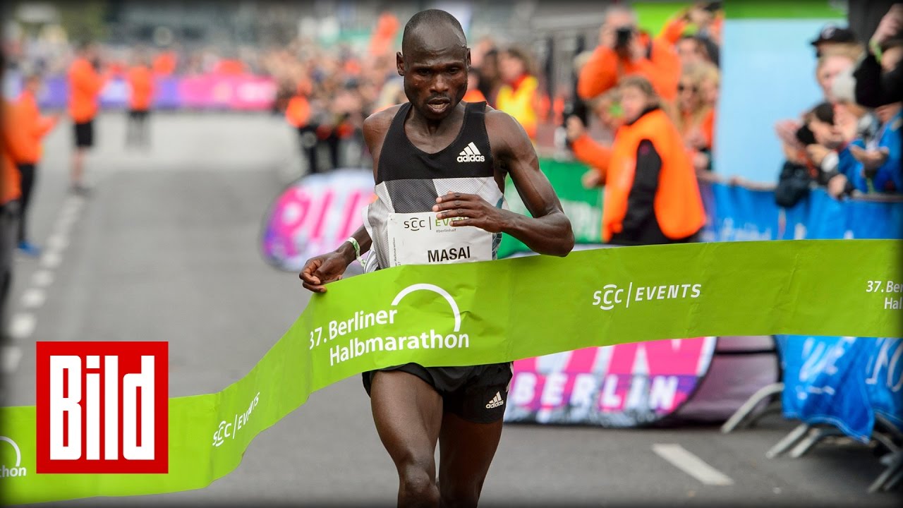 Kenianer Masai gewinnt Halbmarathon in Berlin in Rekord-Zeit