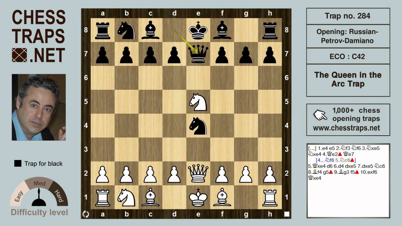 0284 Russian Petrov Damiano   the Queen in the Arc