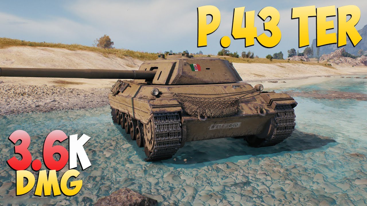 P.43 ter - 4 Kills 3.6K DMG - Тощий! - Мир Танков