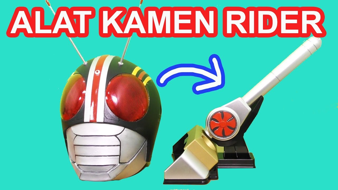 3 ALAT UNIK KSATRIA BAJA HITAM DI DUNIA NYATA (KAMEN RIDER)