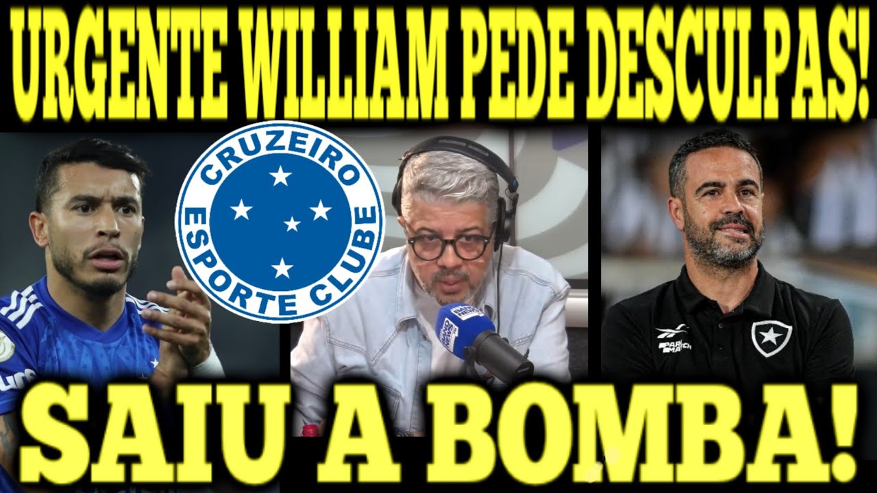 SAIU AGORA🚨 MULTA MILIONÁRIA NO CRUZEIRO! JOGADOR VACILA E PEDE DESCULPA! NOTÍCIAS DO CRUZEIRO HOJE 