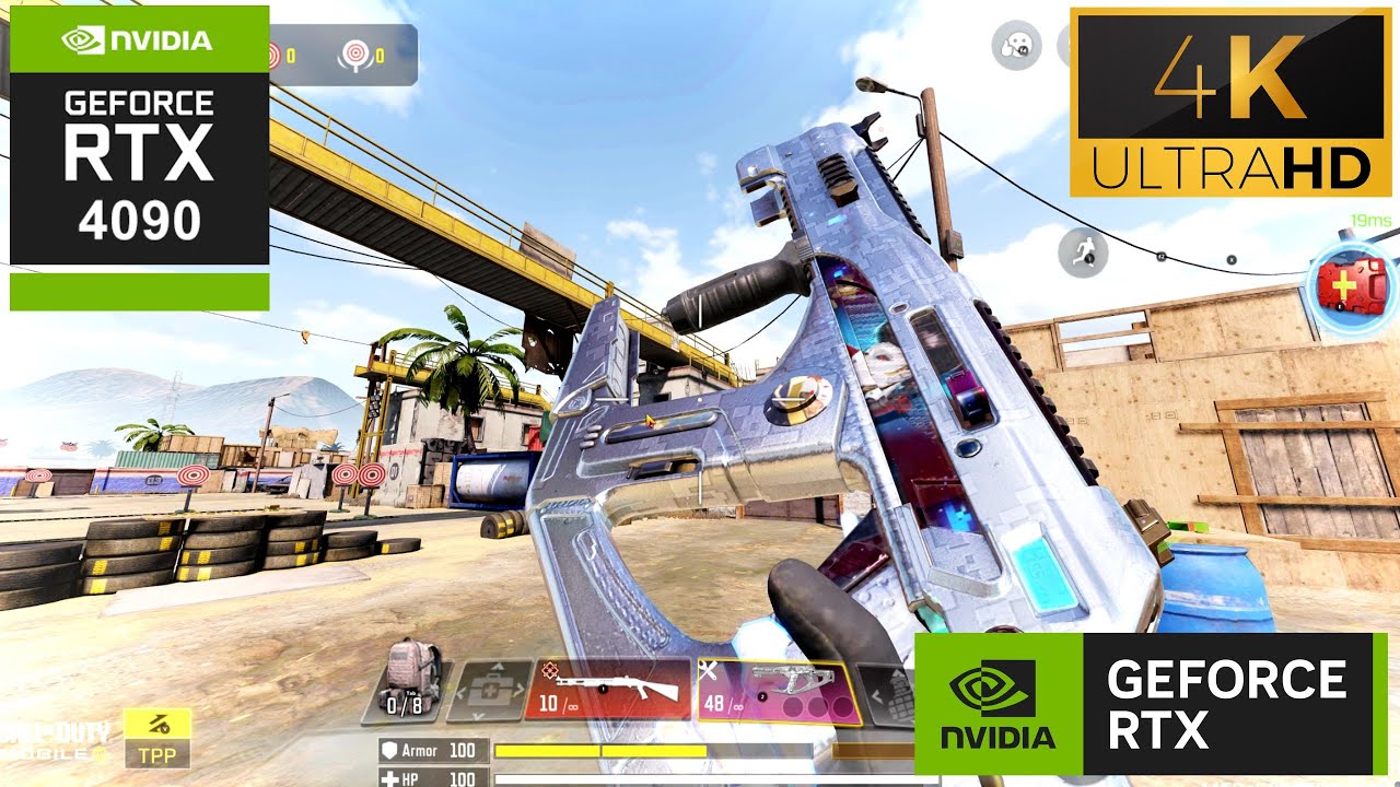 Call of Duty: Mobile 4K SMRS Gameplay with RTX 4090