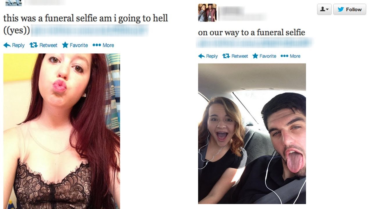 Young People are Now Taking Fun Selfies at Funerals