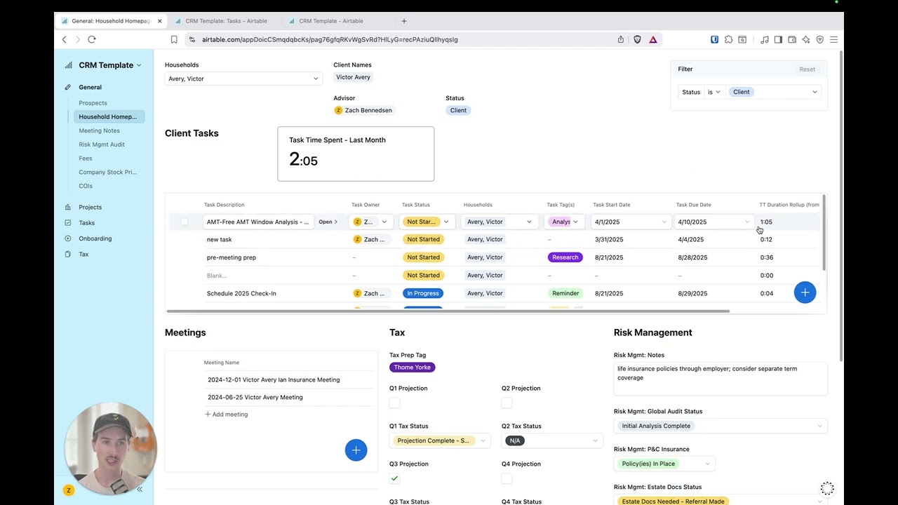 Airtable Demo  - Simple Time Tracker