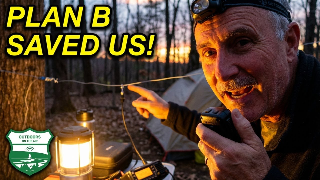 Plan B Saves Our Camping Trip | Antenna Fail Gone Right