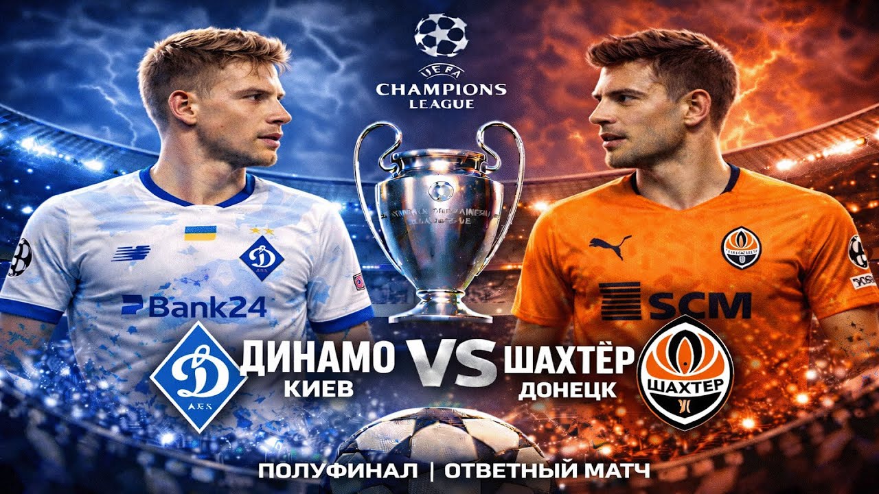 ДИНАМО – ШАХТЁР | КТО ВЫЙДЕТ В ФИНАЛ?  |ПОЛУФИНАЛ ЛИГИ ЧЕМПИОНОВ