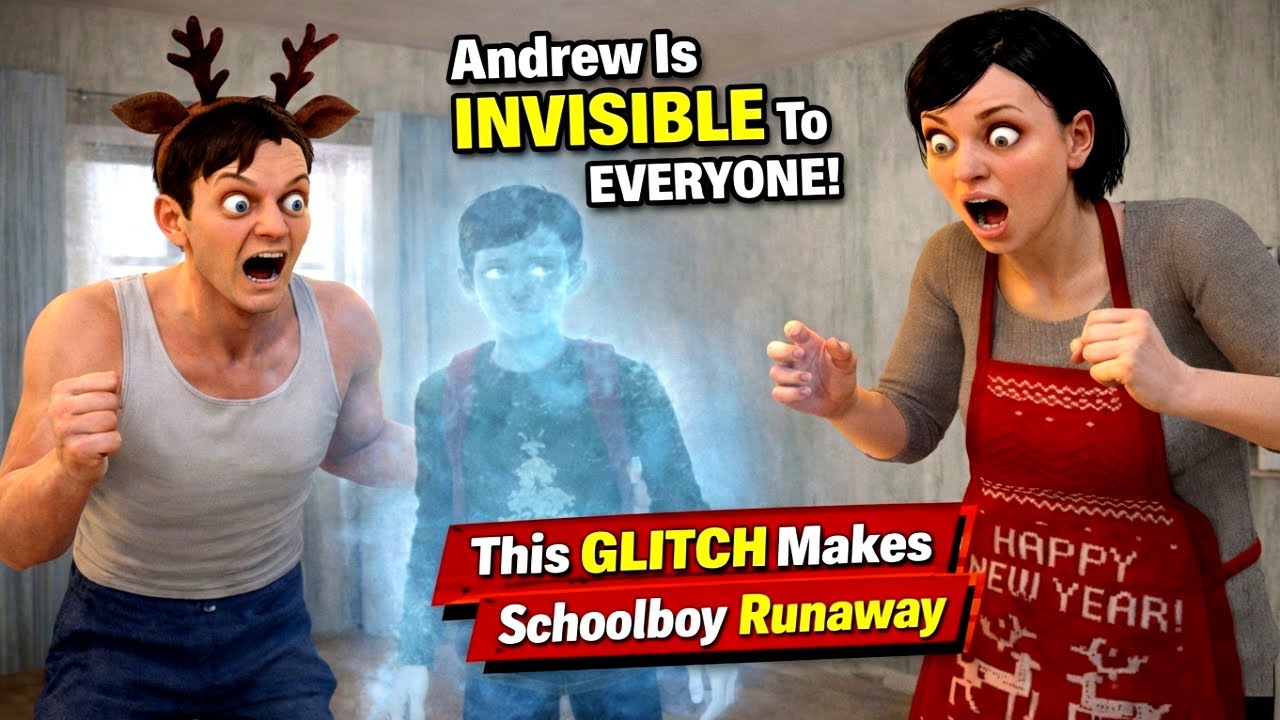 This Glitch Makes Andrew Invisible to EVERYONE! Schoolboy Runaway V 1.02