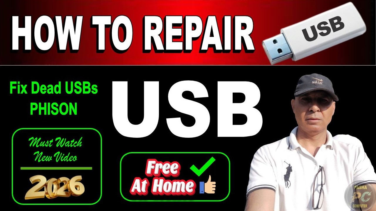 USB Not Working? Fix Any USB at Home — 100% Free Method