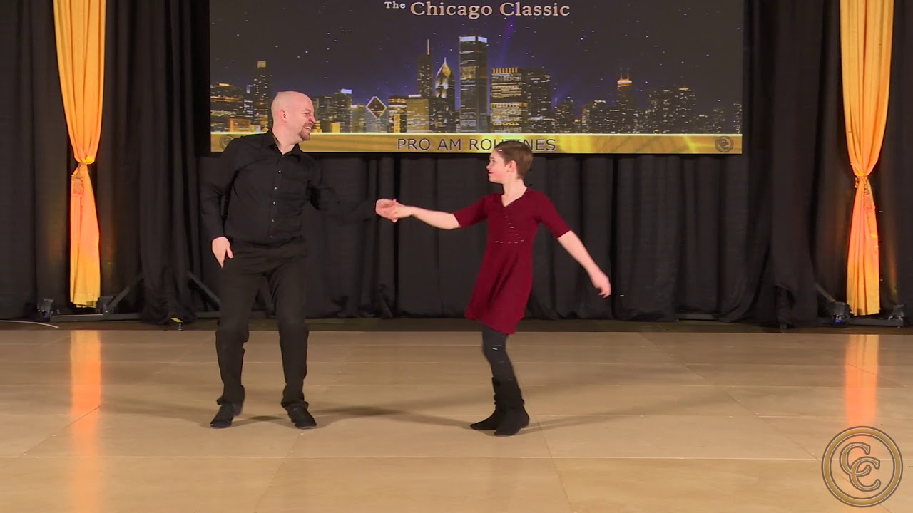 Chicago Classic 2019 Intermediate Advanced Pro Am Routine Lily Auclair with Matt Auclair