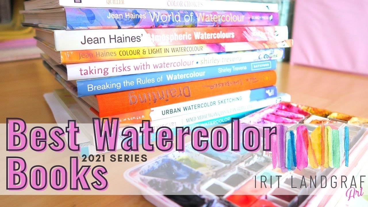 😍😍Мои самые необходимые книги по акварели 😍😍