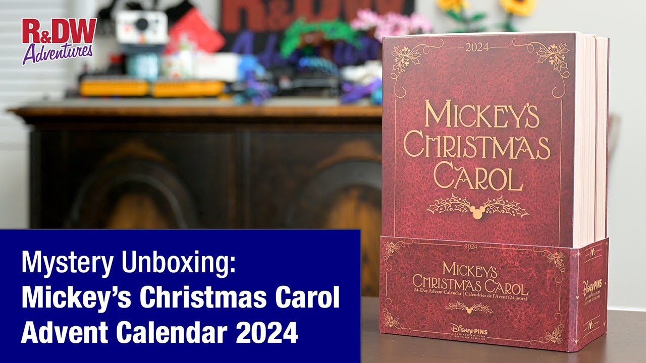 Mystery Unboxing: Mickey's Christmas Carol 24-Day Advent Calendar Mystery Pin Set 2024