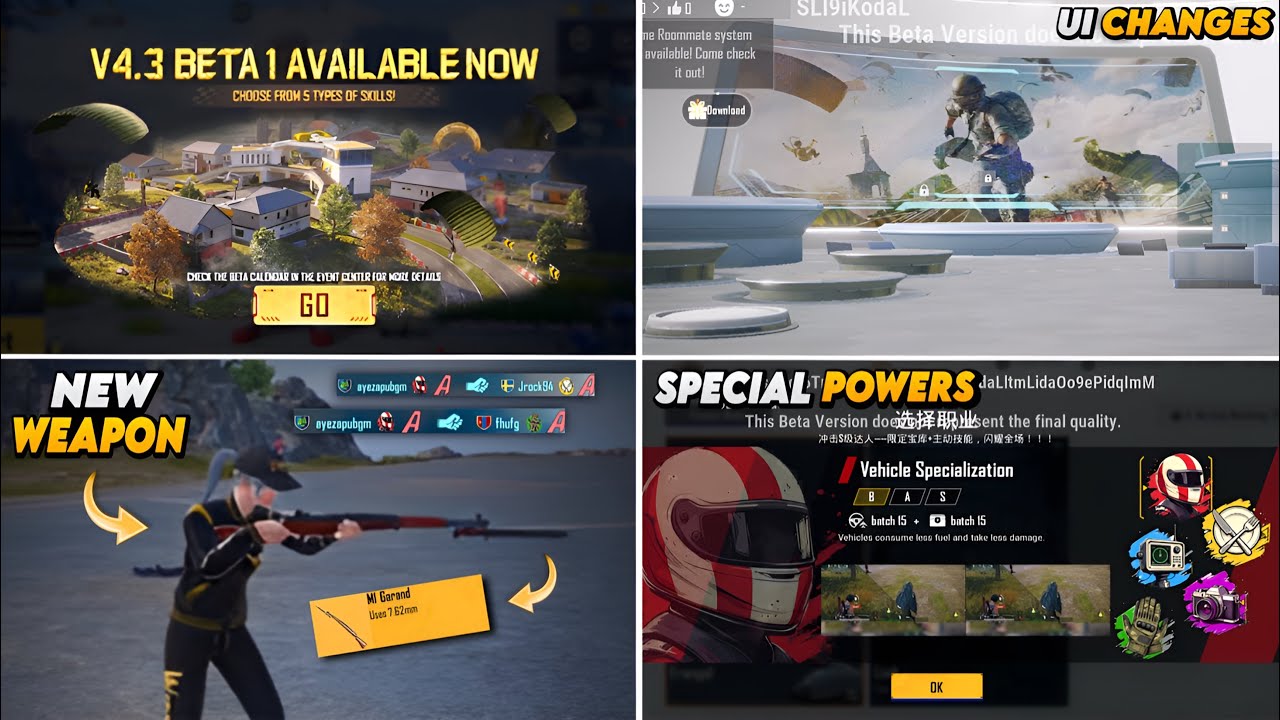 🔥PUBGM 4.3 Update is Here | All Changes Revealed | New UI, Special Powers & More 