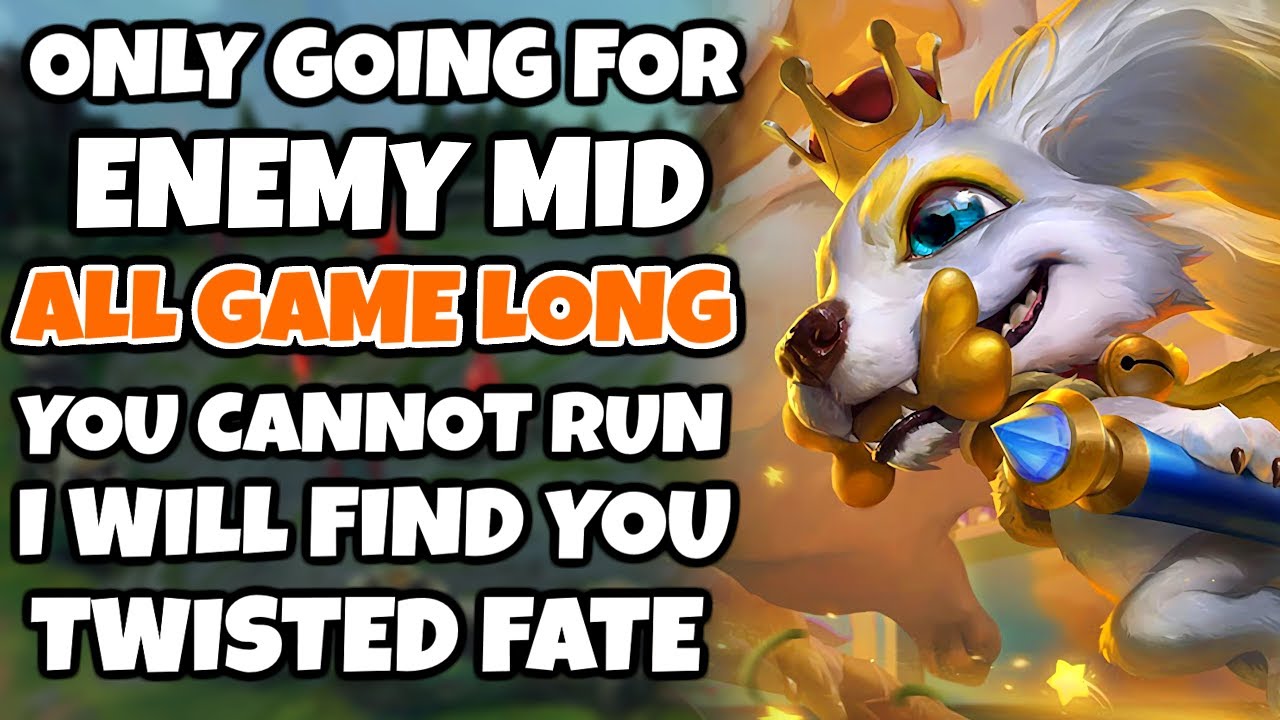 I got fed on Fizz and began purely targeting the Enemy Mid for the rest of the game | Pekin Woof