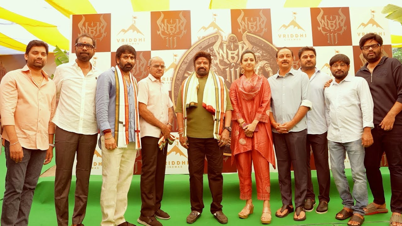 #NBK111 Grand Opening Pooja Ceremony, Nandamuri Balakrishna,  Gopichand Malineni | Filmyfocus.com