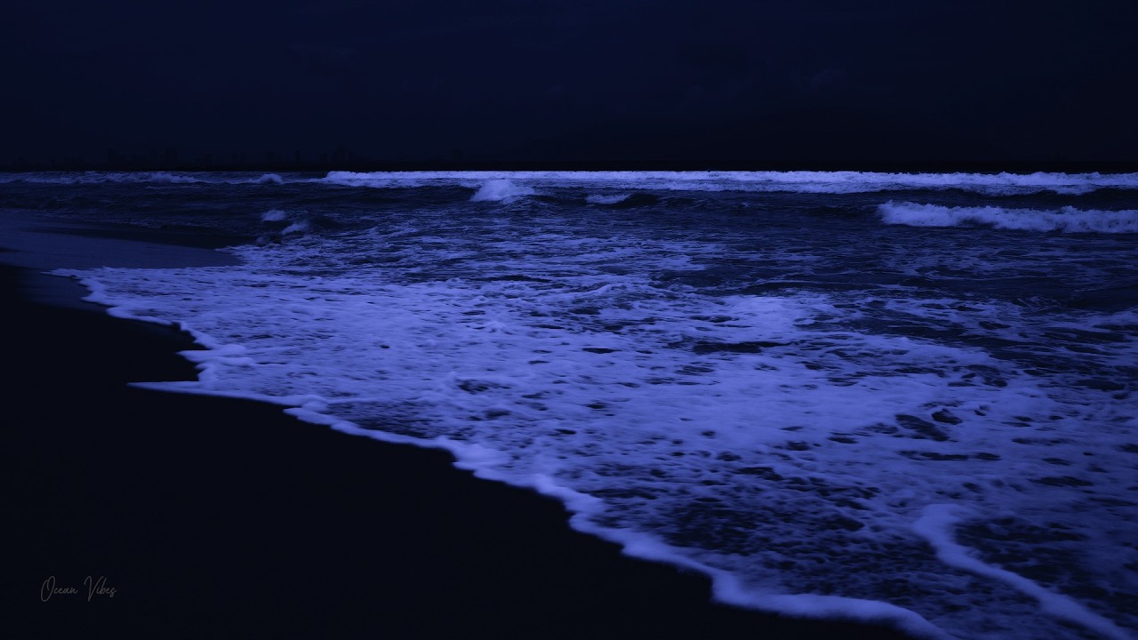 (NO ADS) Calming Ocean Waves for Deep Sleeping • Body Mind Restoration, Insomnia • Sweet Dreams