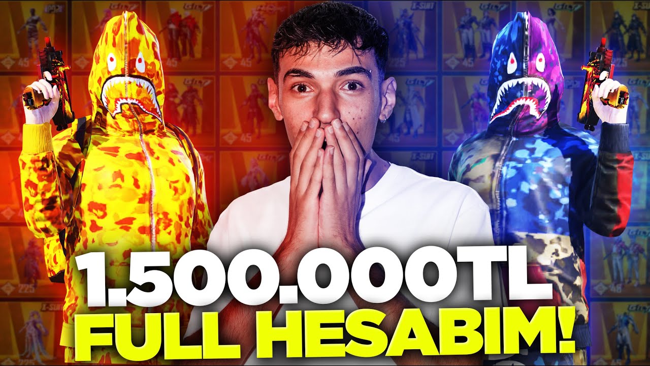 SARI VE MOR BAPE AYNI HESAPTA 😨 FULL HESAPLA BAYRAK&nbsp;GİRDİM!