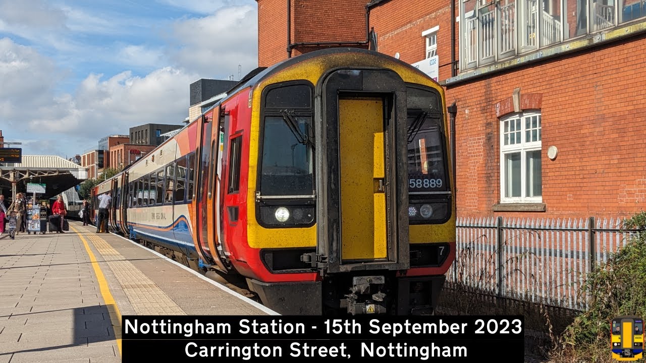 Trains at Nottingham Station (15/09/2023)