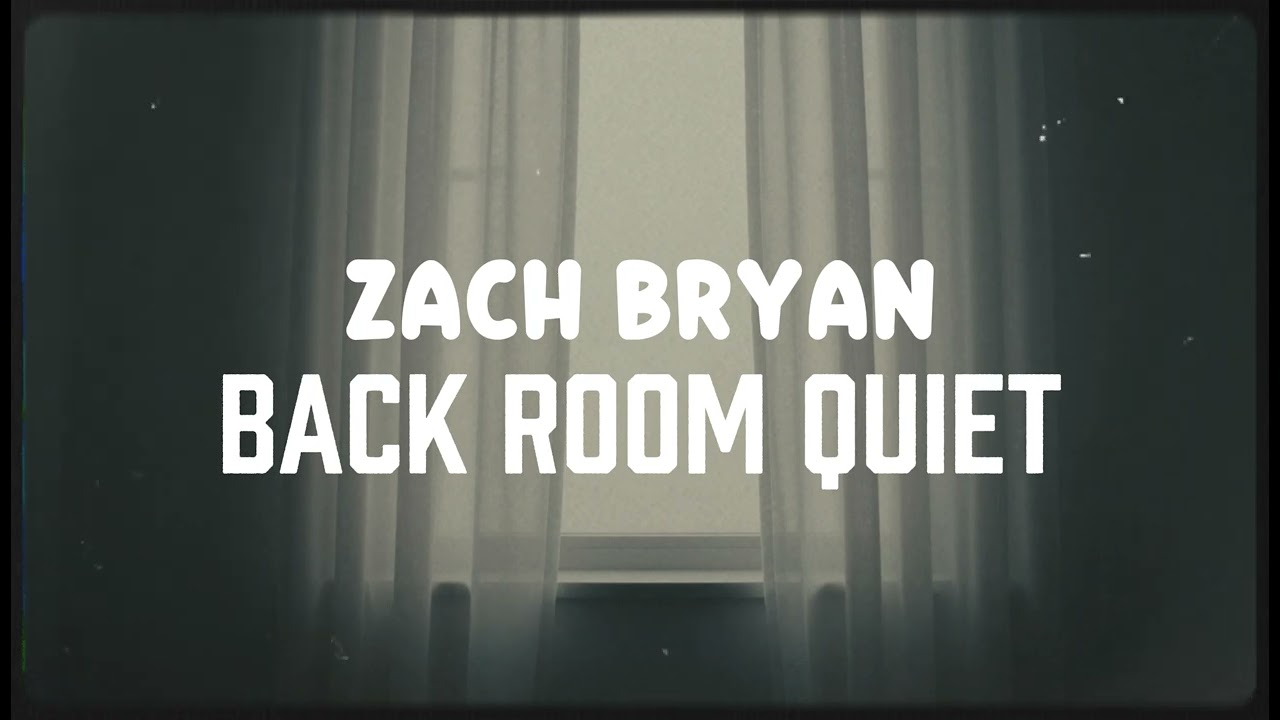 ZACH BRYAN - Back Room Quiet (NEW SONG 2025) - COVER REMIX