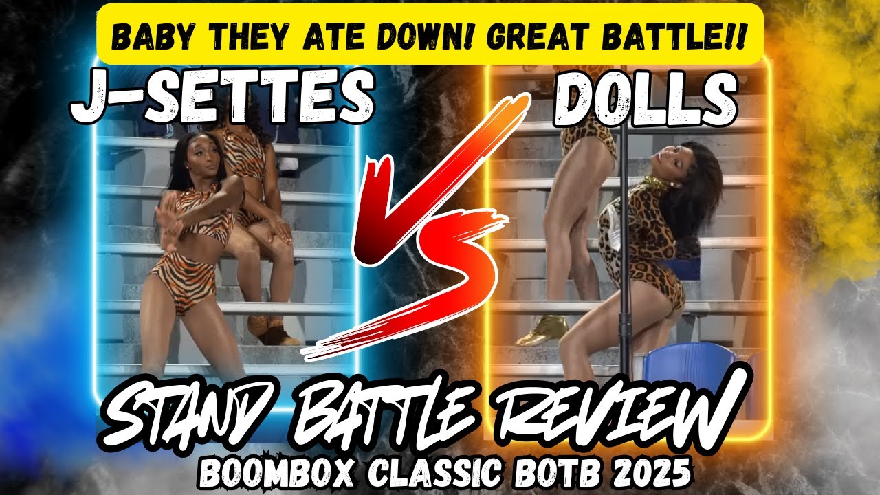 Это меня просто потрясло! ​​| Обзор SU Dancing Dolls VS JSU J-Settes Boombox BOTB 2025 | LTD W/Dez