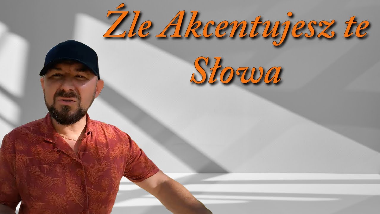 Źle Akcentujesz te Słowa - Szybka Lekcja Angielskiego