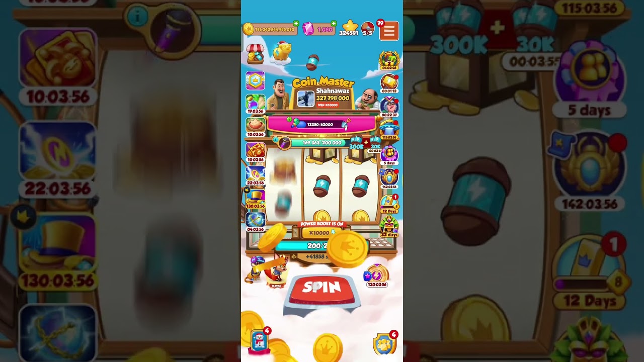 Complete 250k coin Master gameplay 20k outo 